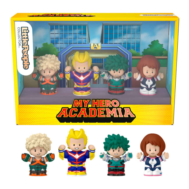 Conjunto De Edición Especial De La Serie De Anime My Hero Academia De Little People Collector, 4 Figuras