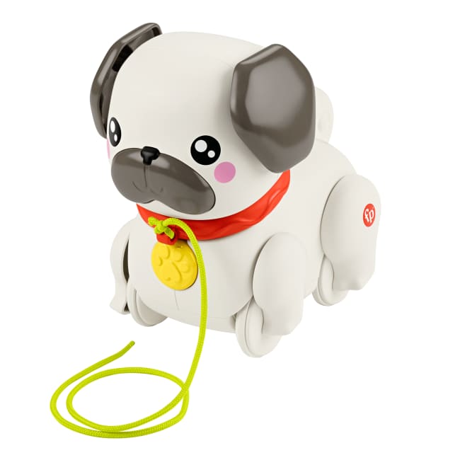 Fisher-Price Συρόμενο Σκυλάκι Pug Συρόμενο Παιχνίδι Για Νήπια Με Κίνηση Και Ήχους