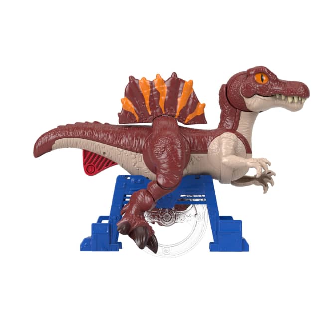 Figura De Dinosaurio Espinosaurio Corredor De Jurassic World Rebirth De Imaginext De Fisher-Price Con Movimiento Hacia Delante Y Mordiscos