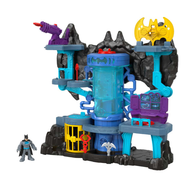 Imaginext DC Super Friends Batcaverna Bat-Tech, Playset Di Batman