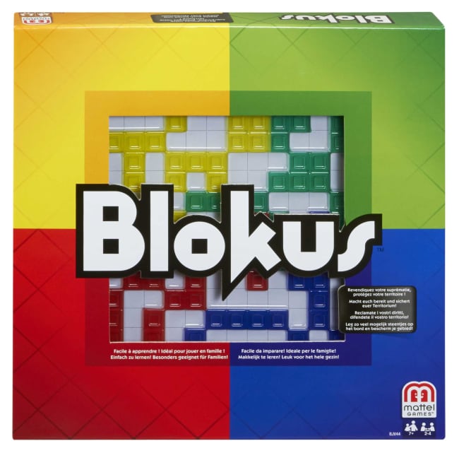 Mattel Games Blokus, Gesellschaftsspiel, Strategiespiel, Kinderspiel