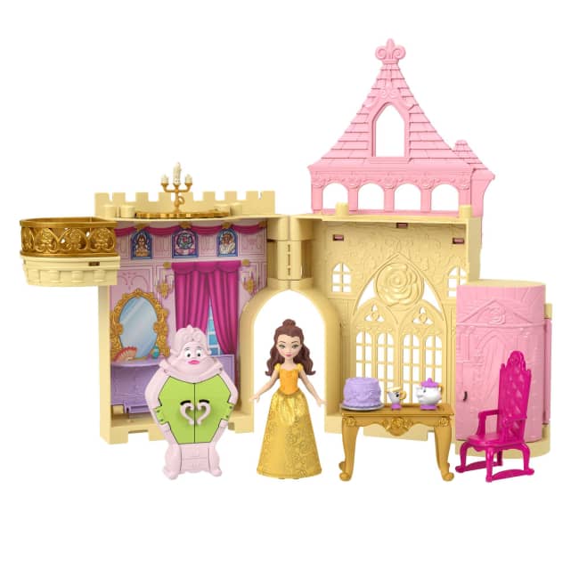 Castillo Apilable De Bella De Disney Princesas, Regalos Para Niños Y Niñas