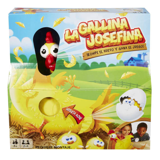 Mattel Games La Gallina Josefina, Juego De Mesa Infantil (Mattel Frl14)