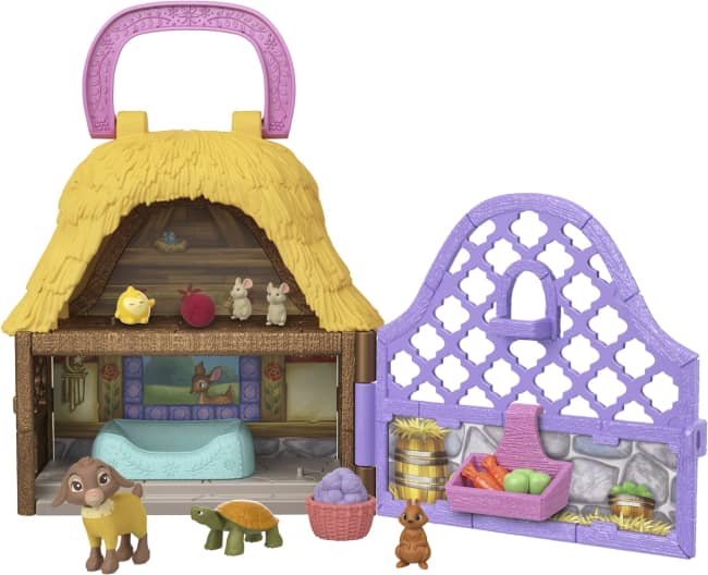 Disney's Wish Star & Valentino Mini Playset With Goat & Star Mini Figures, Plus 10 Accessories