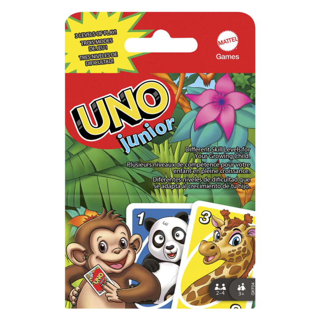 Uno Junior, Gioco Di Carte Per Bambini Dai 3 Anni In Su