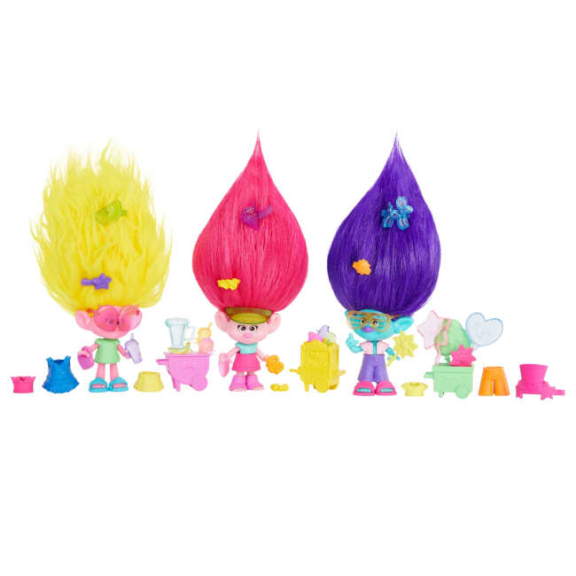 Dreamworks Trolls Fun Fair Surprise Hairtastic Surprize Small Doll Assortment