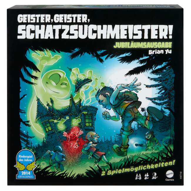 Geister, Geister, Schatzsuchmeister! Jubiläumsausgabe Brettspiel, Kooperatives Familienspiel Mit Zwei Spielmöglichkeiten Für 2 Bis 5 Spieler