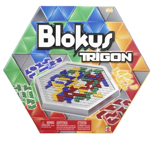 Blokus Trigon Board Game, Family Game For Kids And Adults, Use Strategy To Block Your Opponent