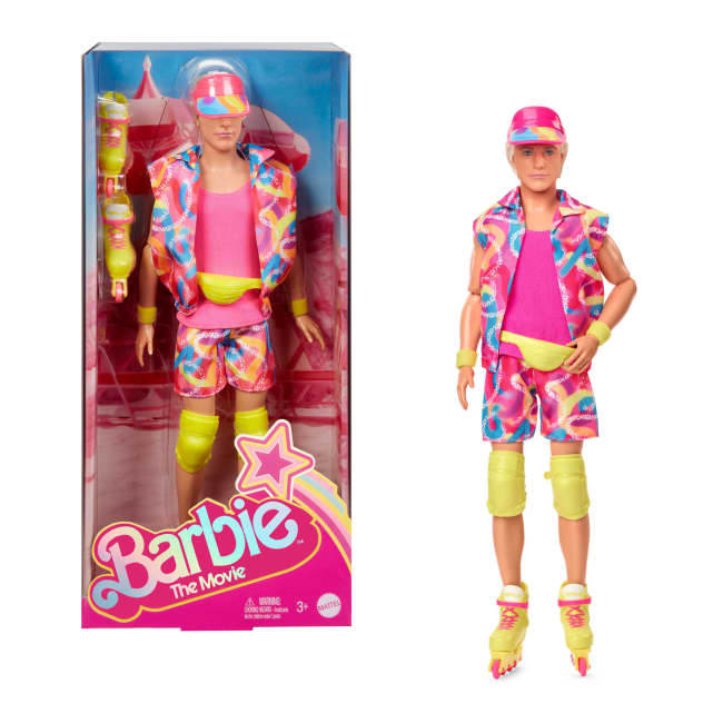 Muñeco Ken Coleccionable De La Película De Barbie Con Conjunto De Patinador