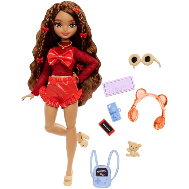 Barbie Dream Besties Teresa, Modepop Met Accessoires Met Videogamethema, 10 Onderdelen