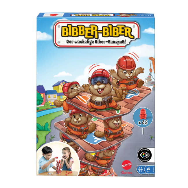 Lustiges Biber-Bauspiel Für Kinder, Familien Und Spieleabende