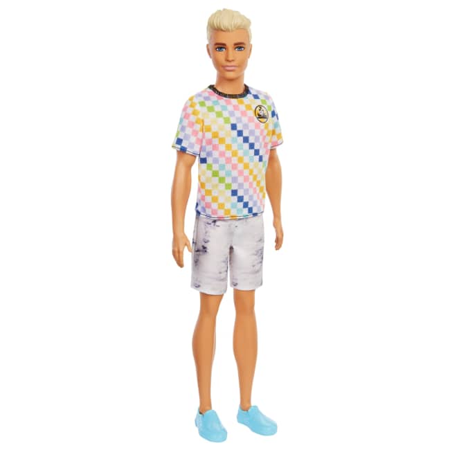 Barbie Ken Fashionistas Puppe Im Karierten T-Shirt