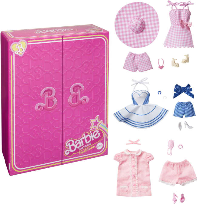 Barbie Le Film-Coffret 3 Tenues Barbie-Habillages Et Accessoires