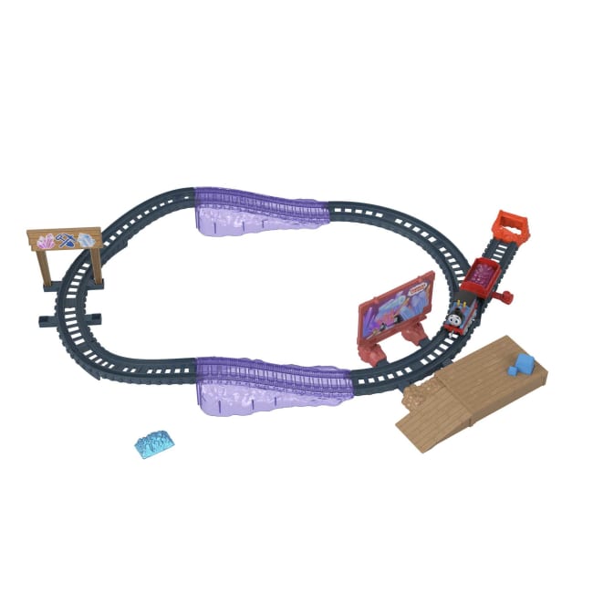 Thomas & Friends Push-Along Train And Track Set Collection For Preschool Kids, Styles May Vary