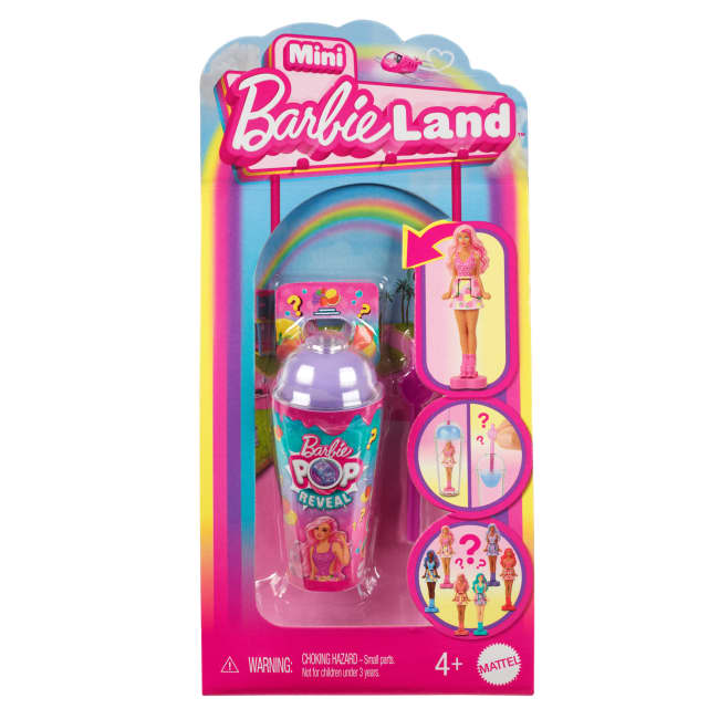 Barbie - Poupées Mini Barbieland - Assortiment Pop Reveal 3,8 Cm