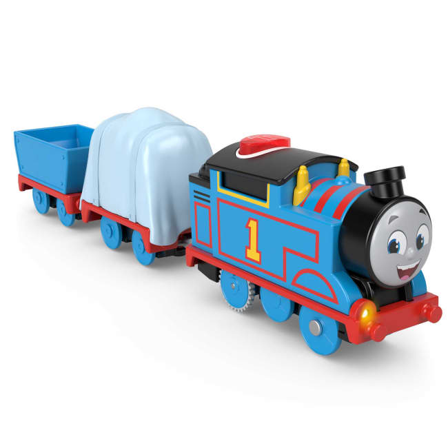 Thomas & Friends Talking Thomas Toy Train, Motorized Engine With Phrases & Sounds, Uk Version