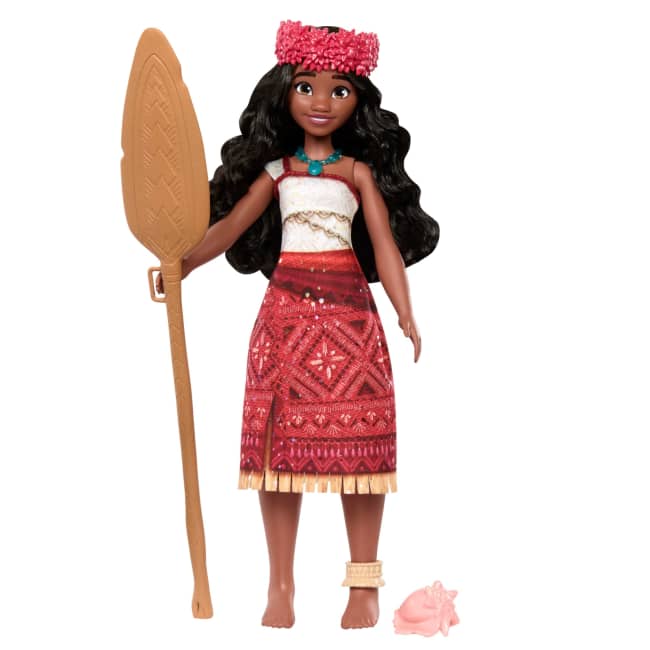 Disney Moana 2 Singing Adventure Moana Doll & Accessories, Sings “We’re Back” in English