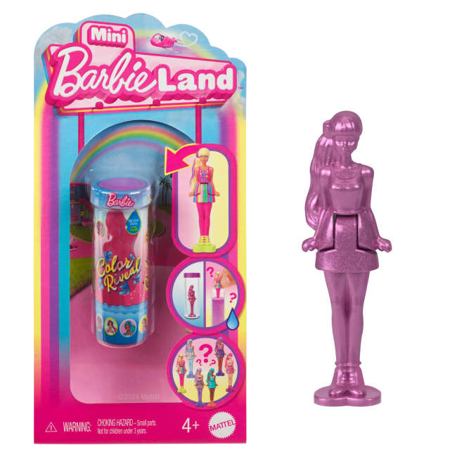Barbie - Poupées Mini Barbieland - Assortiment Color Reveal 3,8 Cm