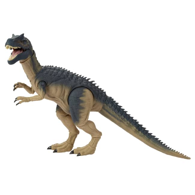 Figura De Acción De Alosaurio De La Colección Hammond De Jurassic World Con Ojos De Cristal Y Cola Con Cable