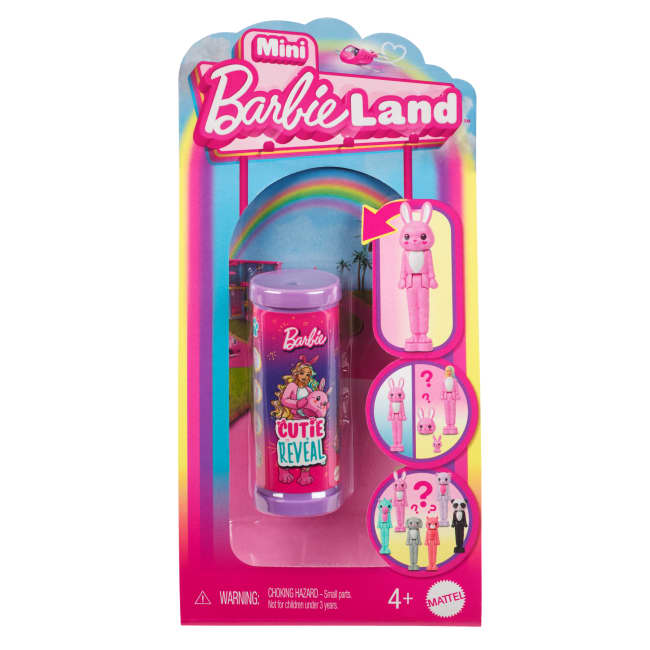 Barbie-Poupées Mini Barbieland - Assortiment Cutie Reveal 3,8 Cm