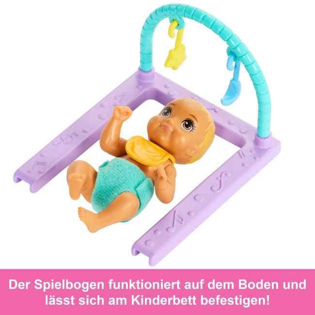 Barbie Skipper Babysitter-Puppe Mit Zwillings-Kinderzimmer-Spielset Und Zubehör