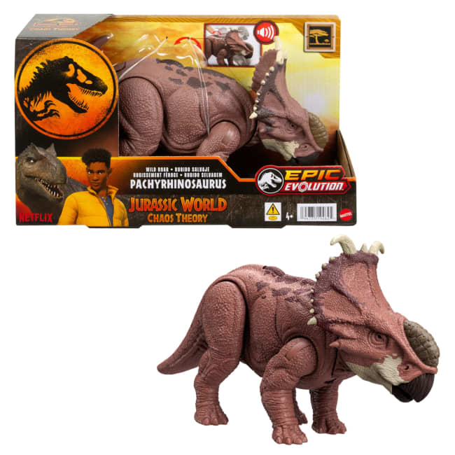 Jurassic World-Pachyrhinosaurus Rugissement Féroce-Figurine Articulée
