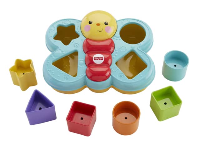 Fisher-Price Πεταλούδα Με Σχήματα, Βρεφικό Παιχνίδι Με Σχήματα