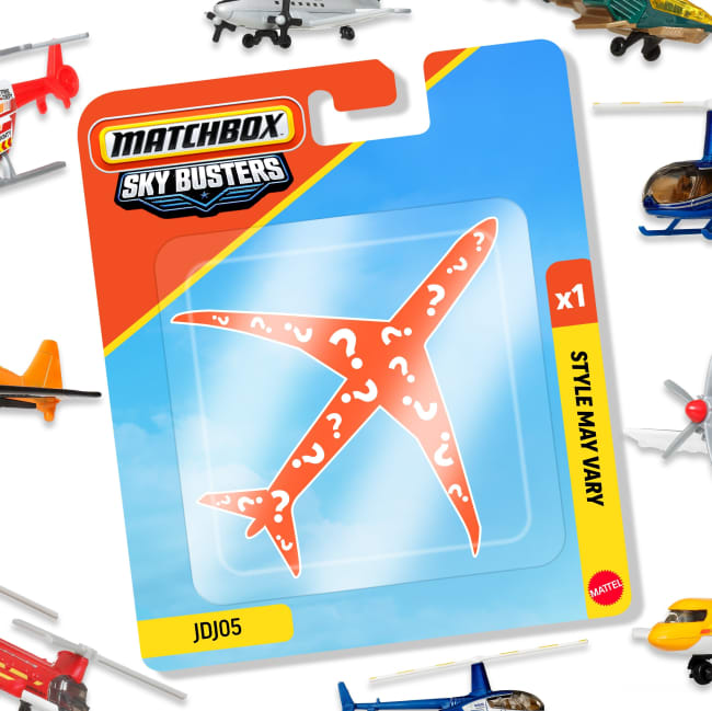 Matchbox Skybusters Samolot / Helikopter / Statek powietrzny Zabawka dla dzieci 3+ Mix