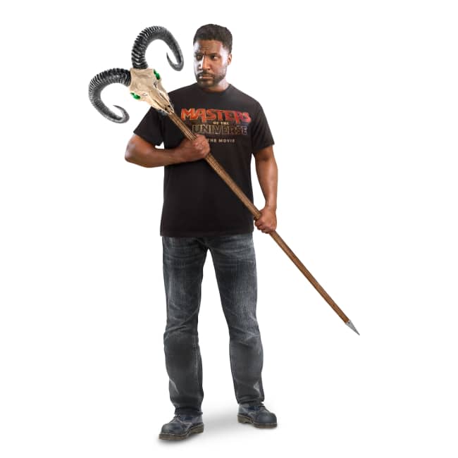 Masters Of The Universe Deluxe Movie Havoc Staff For Collector Role Play, Lights & Smoke, 5 Feet Plus