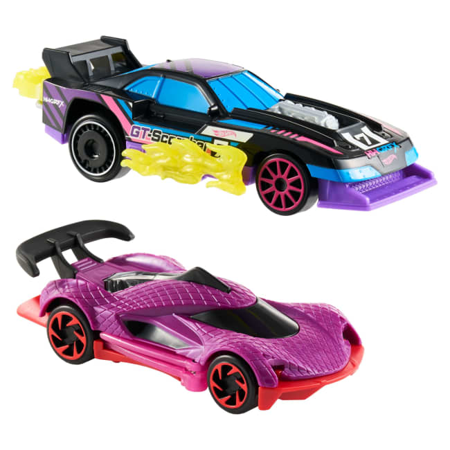 Hot Wheels Let's Race Activate! 2-Pack, Gt-Scorcher & Street Shrieker Toy Cars With Surprise Reveal