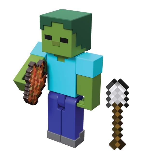 Minecraft Vanilla Figura de Ação Zumbi