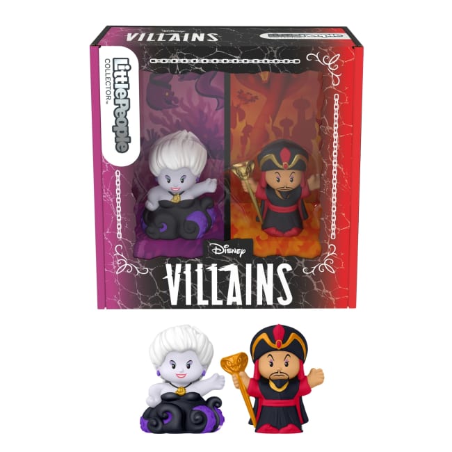 Little People Collector Disney Villains Jafar & Ursula Special Edition Set For Fans, 2 Figures
