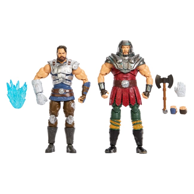 Masters Of The Universe Chronicles Action Figures 2 Pack, 2026 Movie Ram Man & Fisto, 6.5 Inch Scale