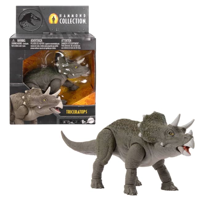 Jurassic World Hammond Collection Figura de Acción Triceratops Juvenil