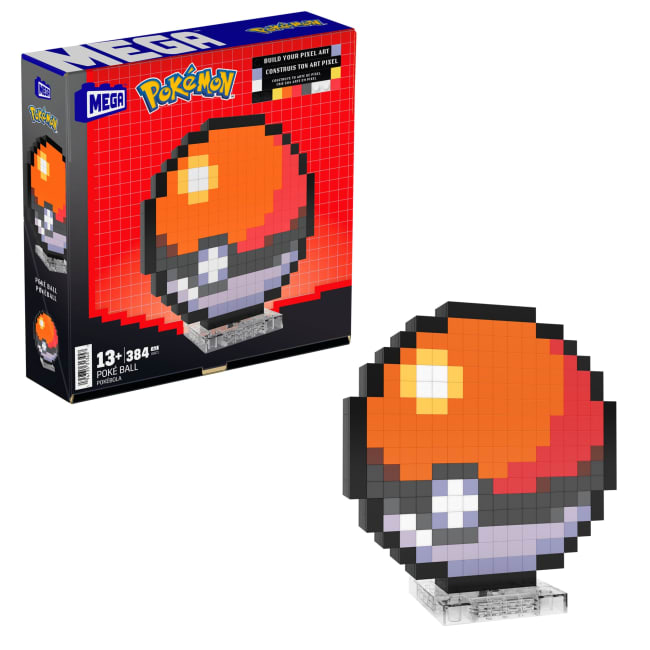 MEGA Pokémon Poké Ball Building Toy Kits (381 Pieces) For Collectors