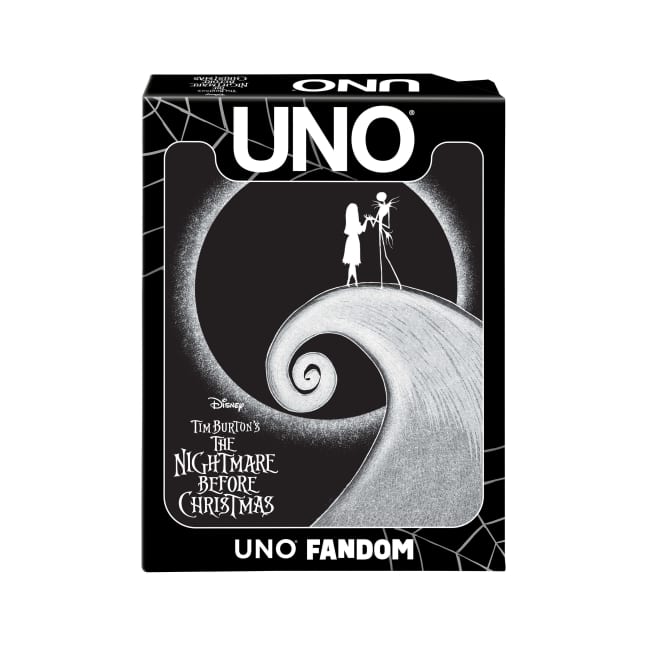UNO Fandom Tim Burton's The Nightmare Before Christmas Card Game, Collectible Deck For Fans & Collectors