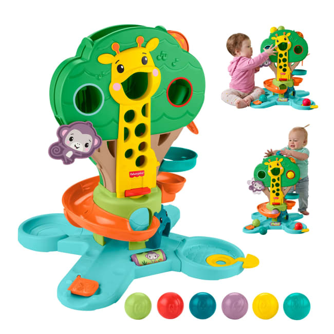 Fisher-Price Infant-Learning Juguete para Bebés Arbol de Actividades 2 en 1