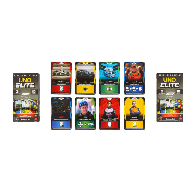 UNO Elite Formula 1 2025 Core Edition Booster Set 2 Pack