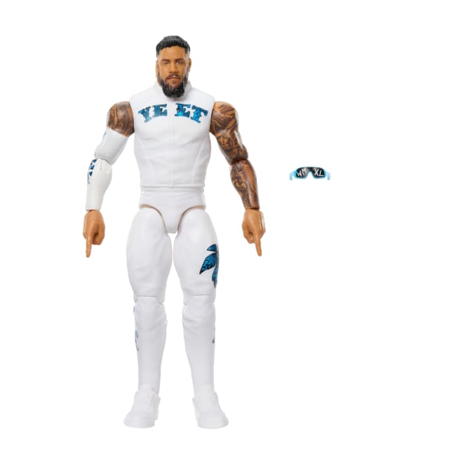WWE Jey Uso Action Figure, Main Event Series #161, 6-Inch Collectible With Articulation