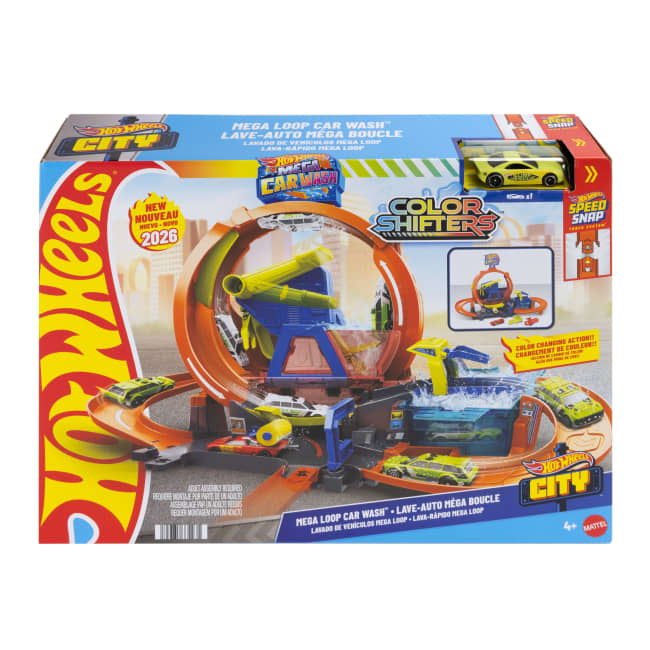 Hot Wheels City Pista de Brinquedo Lava-Carros 2026