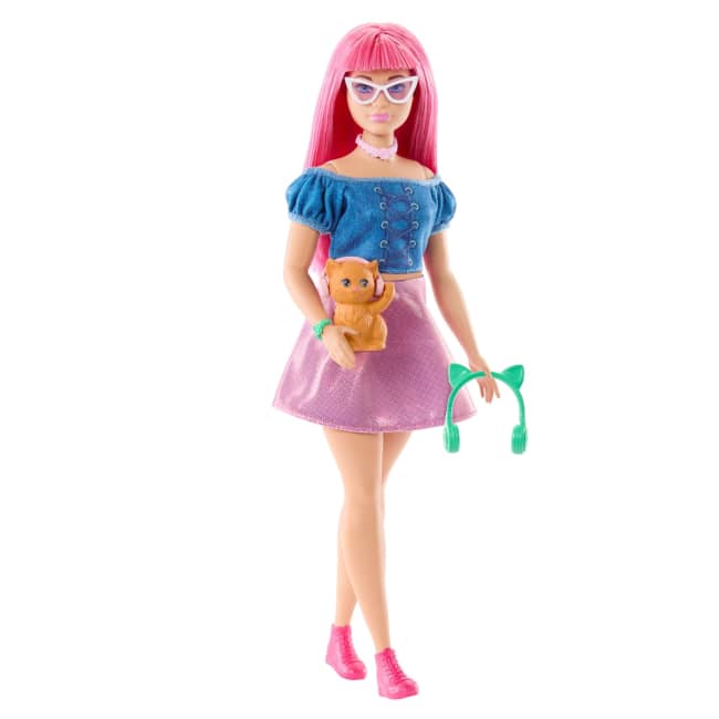 Barbie Mysteries: Beach Detectives Daisy Doll in Signature Outfit With Pet & Accessories
