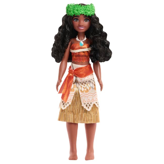 Disney Princess Enchanted Stories Moana Fashion Doll With Sparkling Outfit & Accessories, Posable
