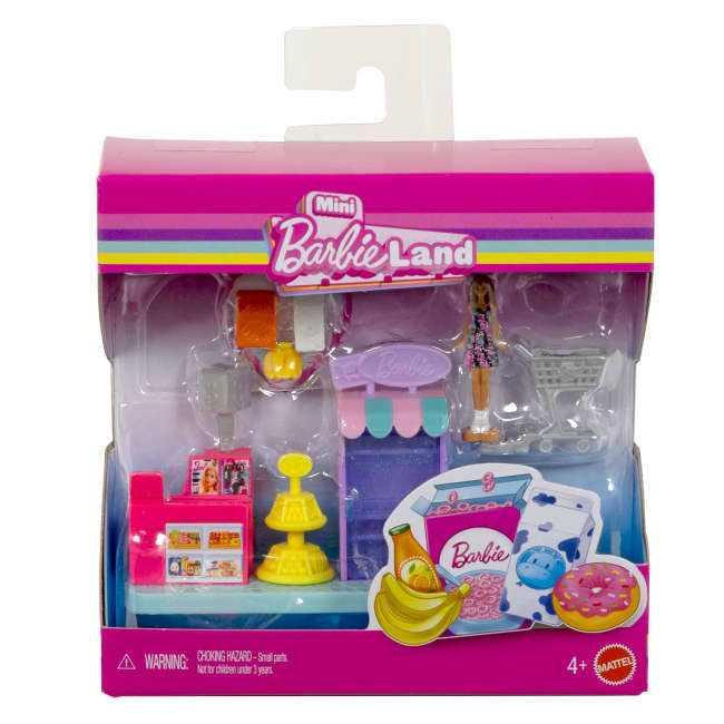 Barbie Mini Barbie Land Collectible Playsets With 1.5-Inch Doll And Interactive Play Areas For Storytelling Fun