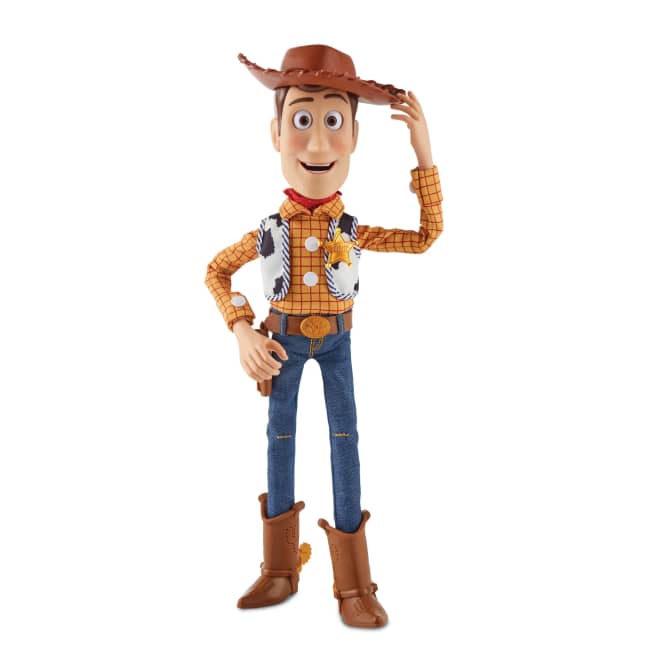 Disney And Pixar Toy Story 5 Ultimate Action Woody Figure, Simple & Animated Mode, 16 Inch Posable