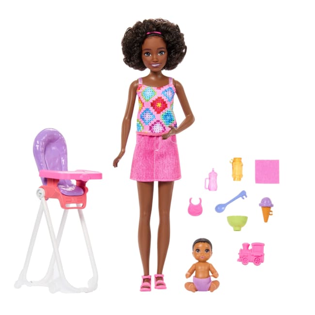 Poupée Barbie Famille et Amis Avec Accessoires
