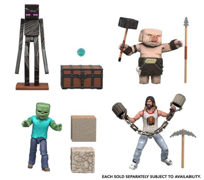 Minecraft Toy Action Figure & Accessories, Inspired By A Minecraft Movie, 3.25-Inch