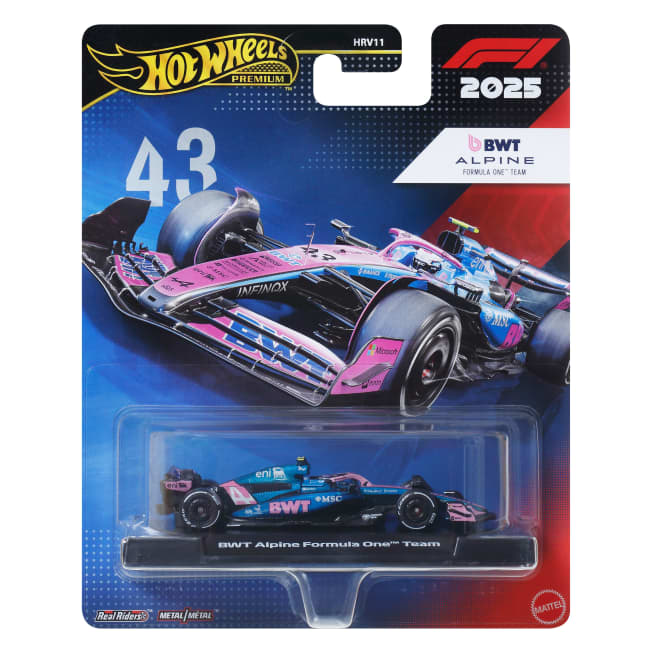 Hot Wheels Collector Vehículo de Colección Equipo BWT Alpine Formula 1 Franco Colapinto