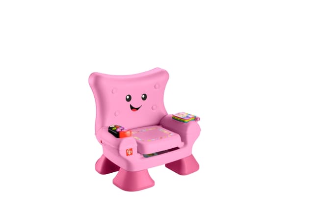 Fisher-Price Laugh & Learn Smart Stages Chair Electronic Learning Toy For Toddlers, Pink