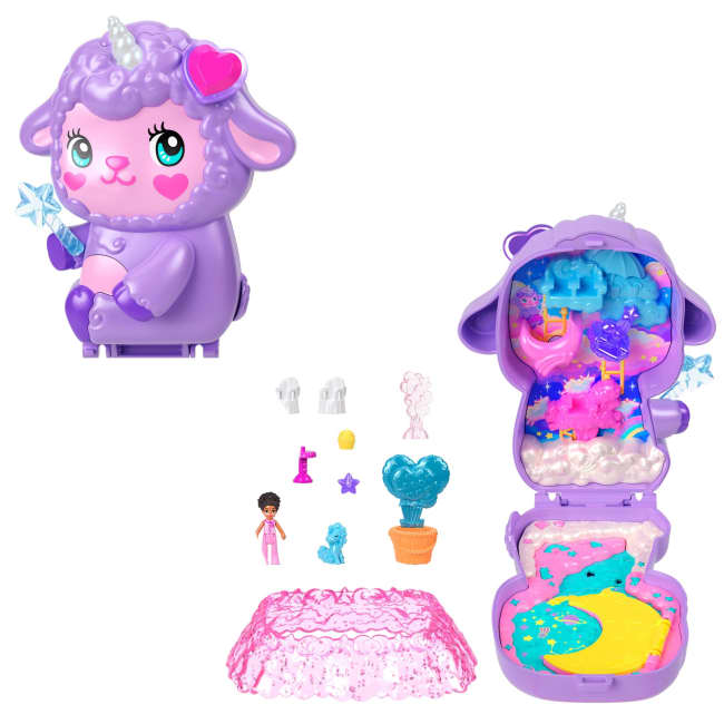 Polly Pocket Coffret Au Pays des Rêves Mini-Figurine et Licorne
