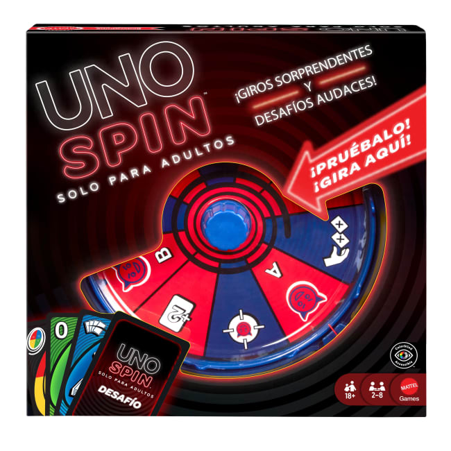 UNO Extensions Juego de Cartas UNO Spin Adultos